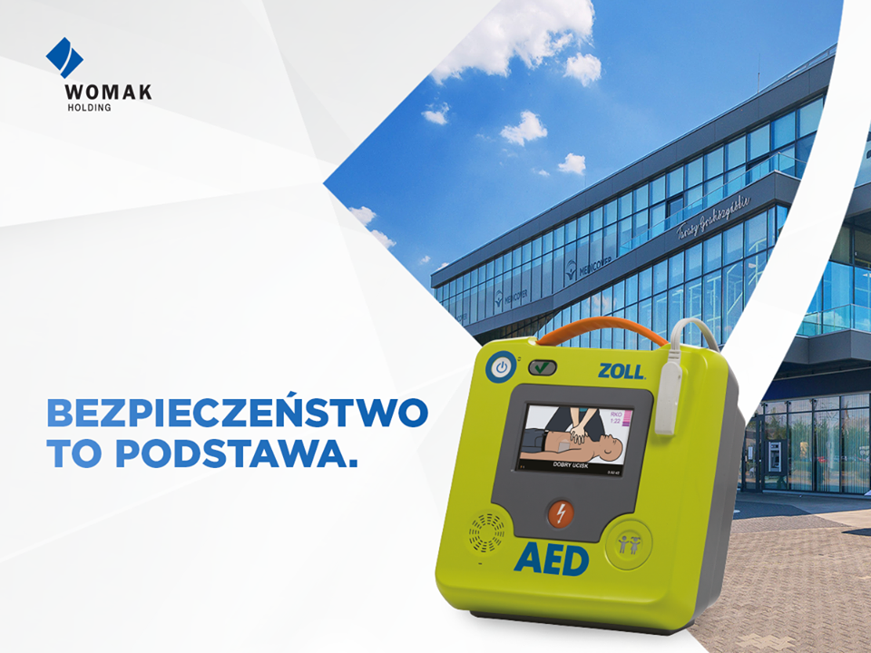 Defibrylator AED w Tarasach Grabiszyńskich