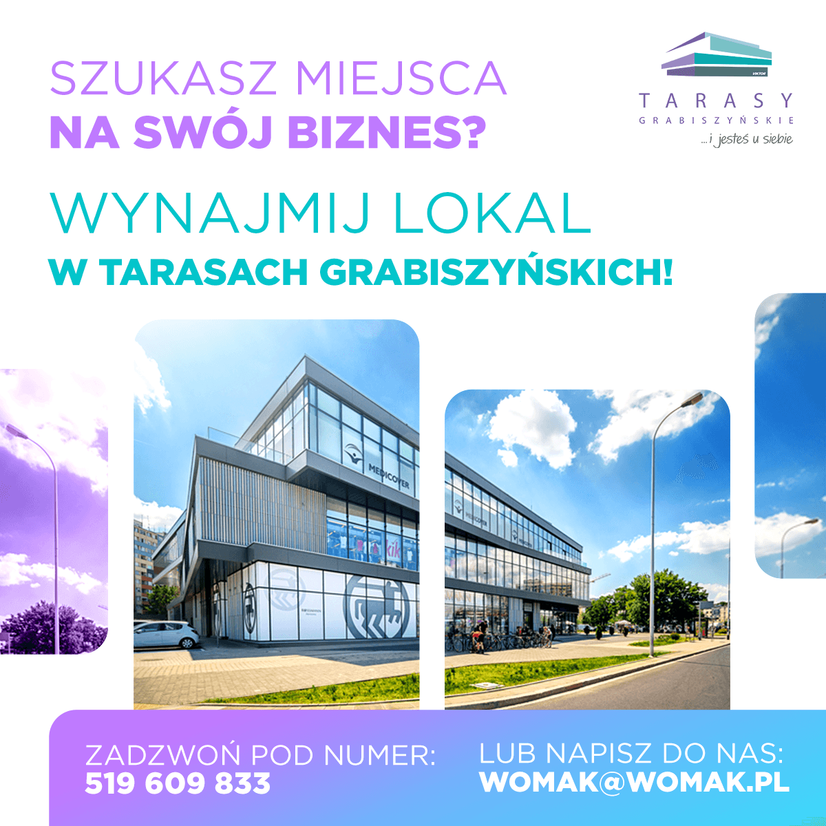 Wynajmij lokal w Tarasach Grabiszyńskich!